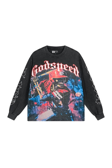 Godspeed Skeleton Baseball Player Shirt