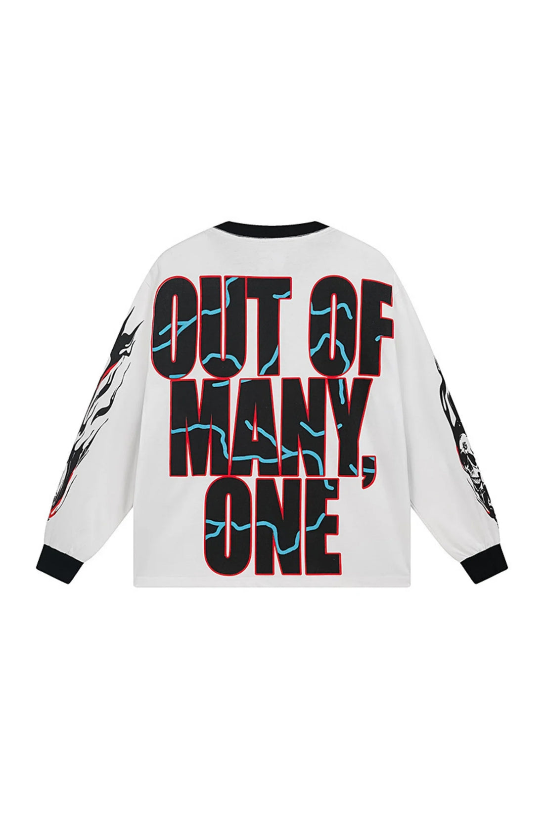 Calm Skeleton Gentleman: Long sleeved shirt