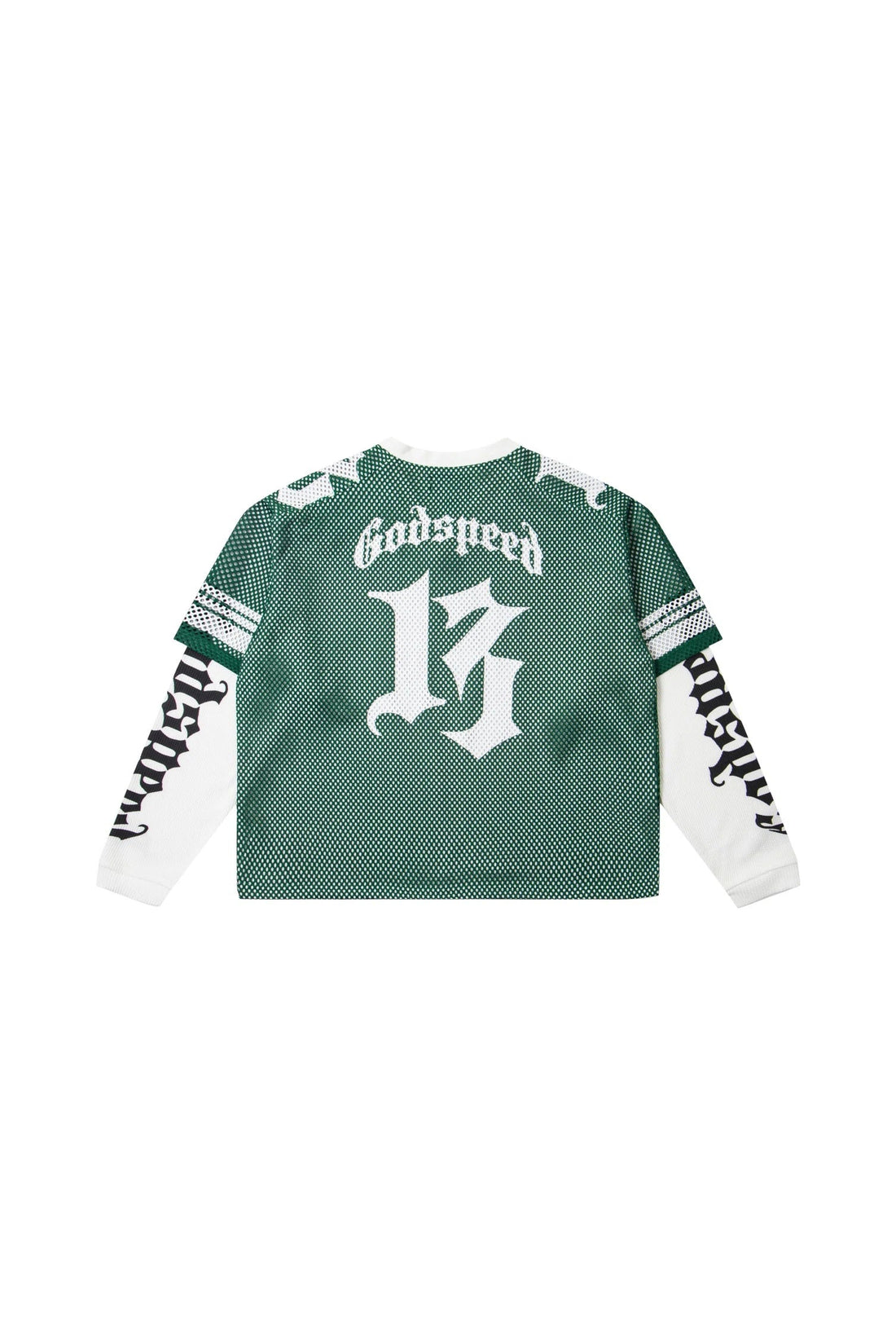 TD Layered Mesh Series Green/White Shirt