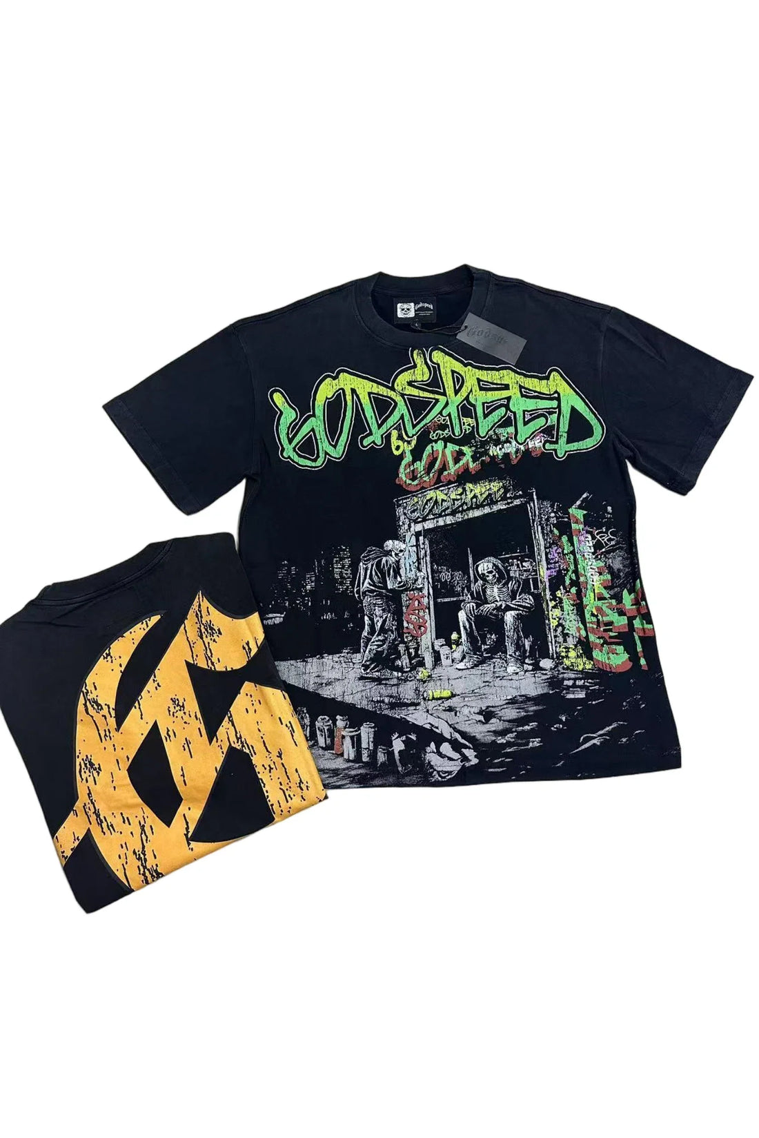 Knight T-shirt searching for skeletons